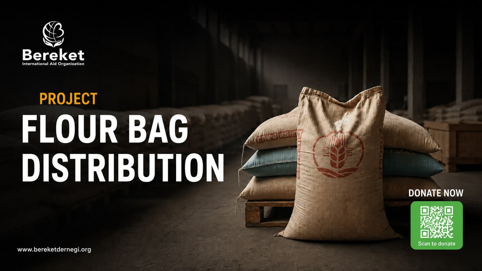 Flour bag distribution project